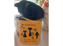 Stickdatei ITH - Wimpel Ösen "Miezhaus 3"